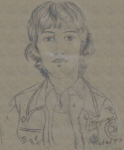 Diese Bleistiftzeichnung wurde von mir in einem Londoner Pub während unserer Klassenfahrt der 10.Klasse am 6.6.1977 gezeichnet. Kosten damals 3 Britische Pfund. Bleistiftzeichnung in einem Londoner Pub